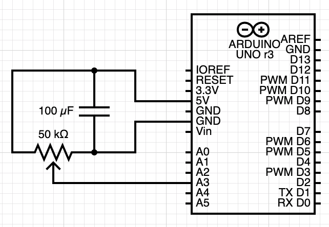 slide potentiometer circuit diagram